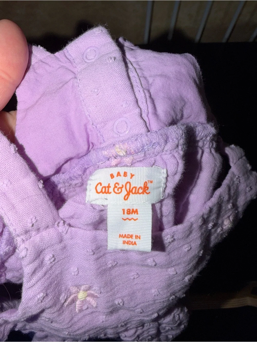 Cat & Jack Lavender Baby Two-Piece Outfit